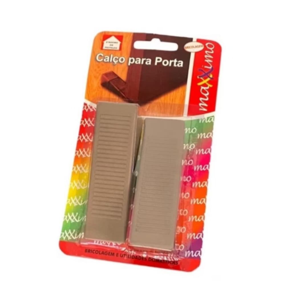 Trava Prendedor Calço Fixador para Porta de Pvc Cunha com 2 Unidades