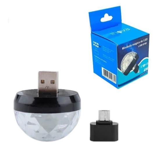 Mini Bola Mágica De LED Inova LAM-8180