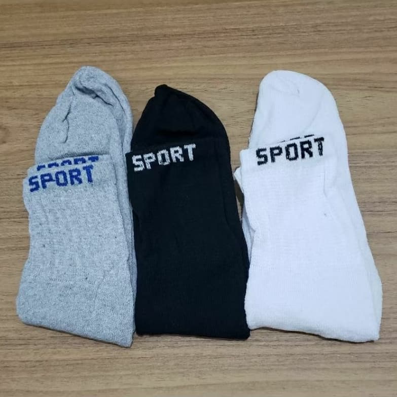 Kit 3 Pares de Meias cano alto