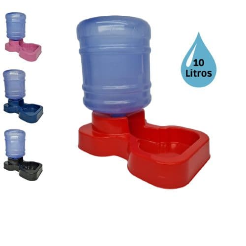 Bebedouro Automático 10 Litros com Galão 10lts ou Base Para Cachorro Grande Porte Cães Pet