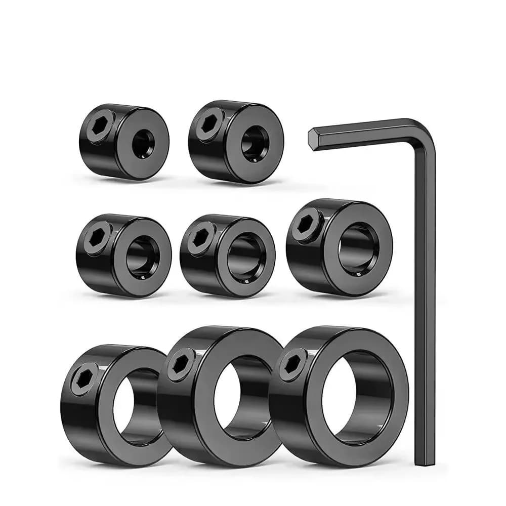 Kit Anel Limitador De Brocas 8 Anéis Chave Allen 3 Até 16mm