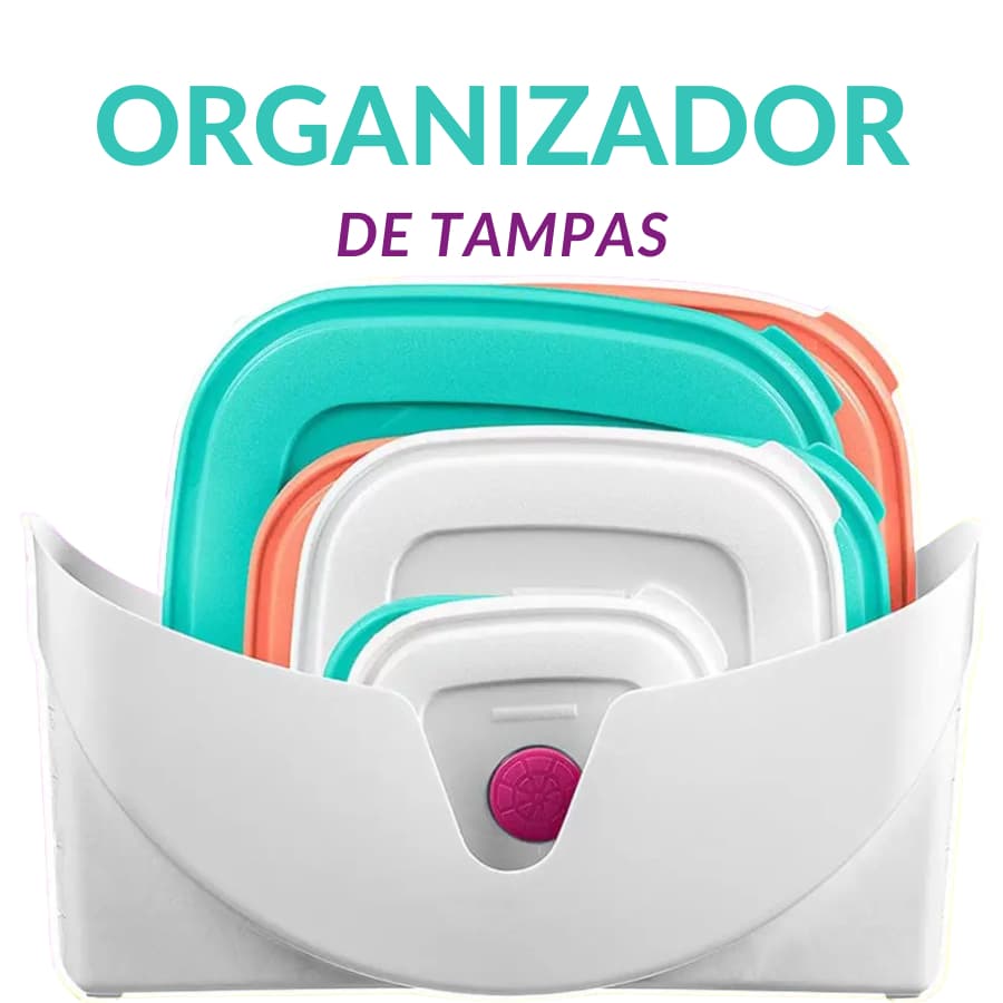 Organizador Porta Tampas Plástico Porta Tampas Sanremo
