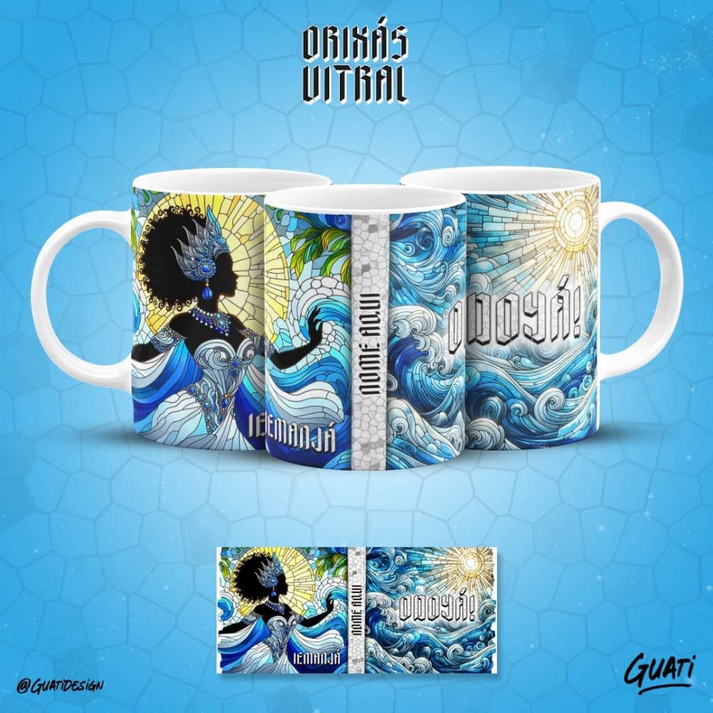 Caneca Personalizada Orixás Vitral