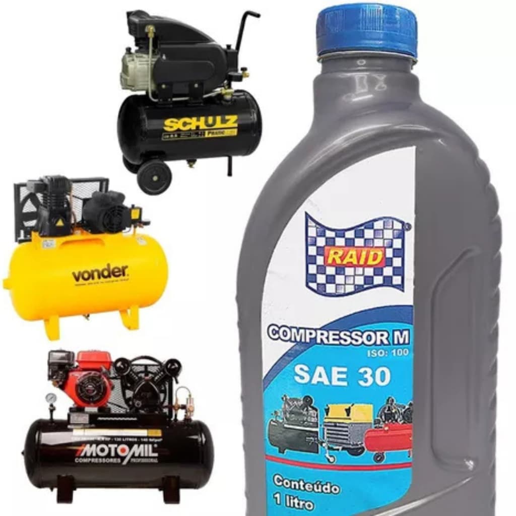 Oleo Compressor E Lavadora A Pistao Schulz Pressure Chiaperi SAE 30