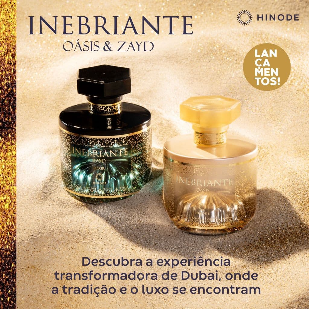 Hinode INEBRIANTE ELIXIR OÁSIS & ZAYD perfumes árabes masculino e feminino.