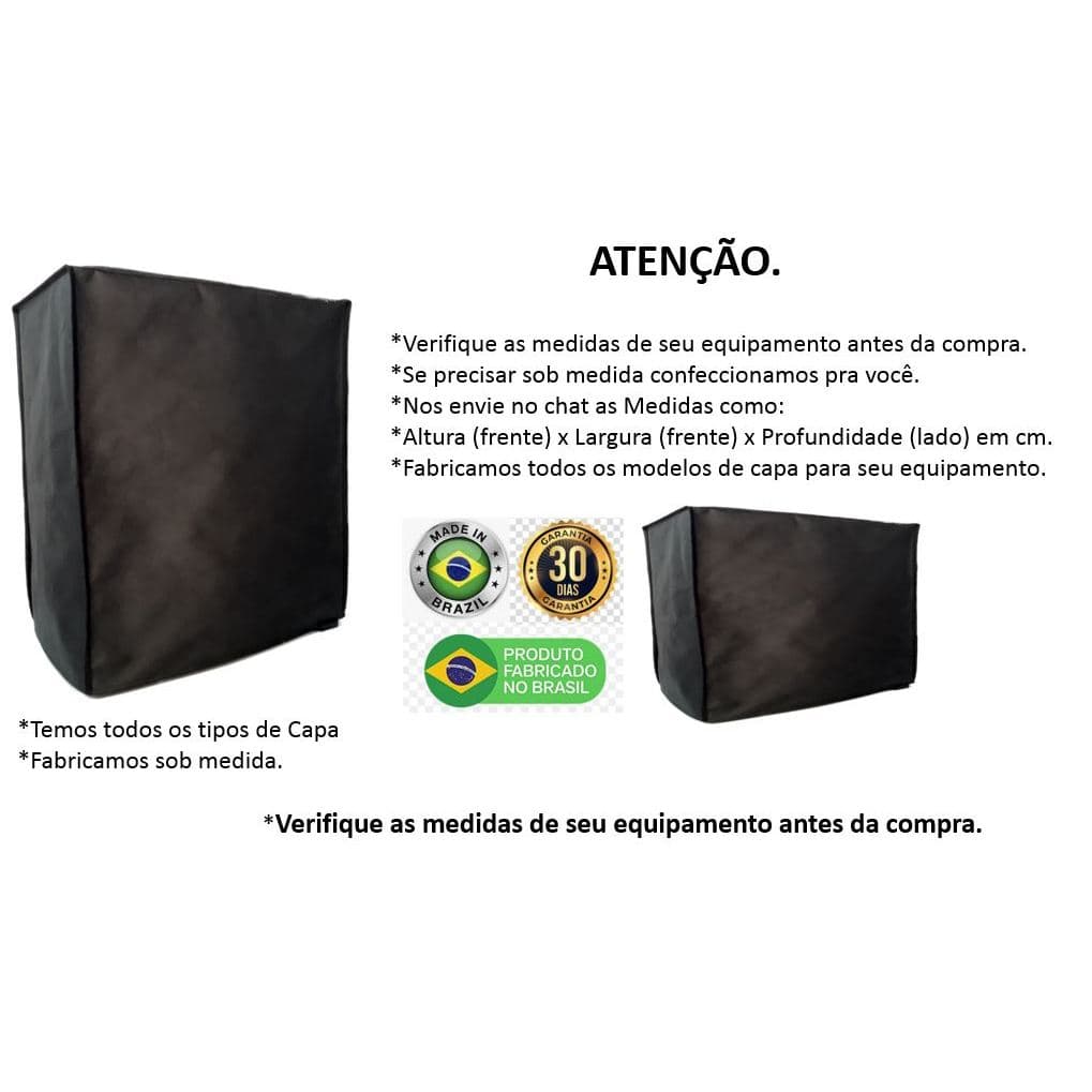 2 Capas Para Impressora e Plastificadora Sob Medida; Bonita, Resistente e Antipoeira Confeccionada em TNT preto.
