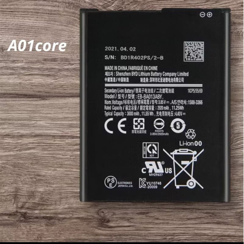 BATARIA COMPATIVAL COM CELULAR A01 core A013 EB-BA013aby