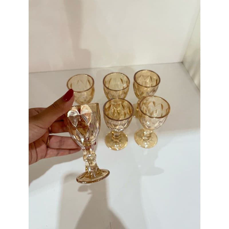 Taças de Licor Âmbar unidades