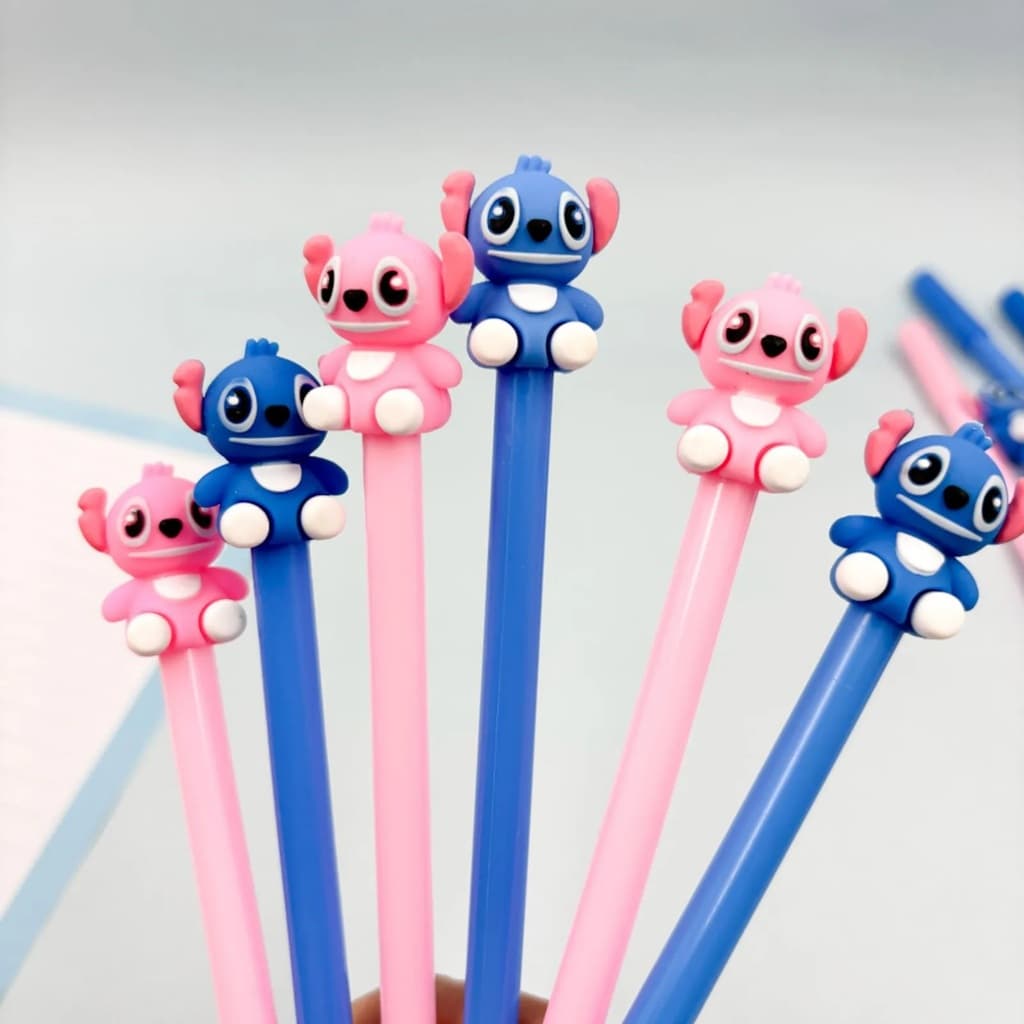 Caneta ponta fina Gel Fofa STITCH