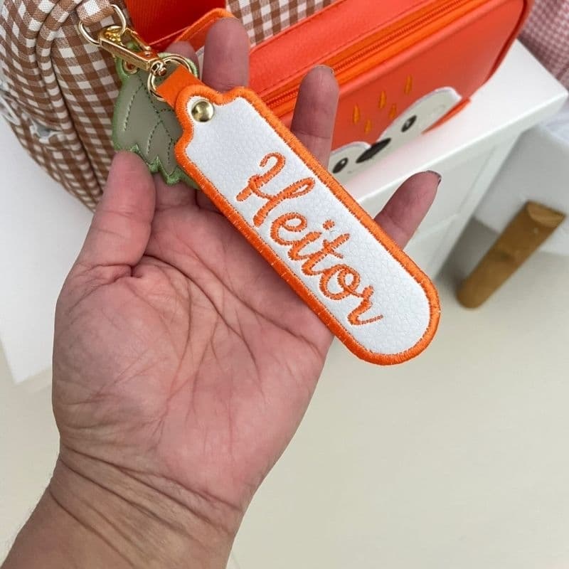 Chaveiro personalizado/Chaveiro Bordado