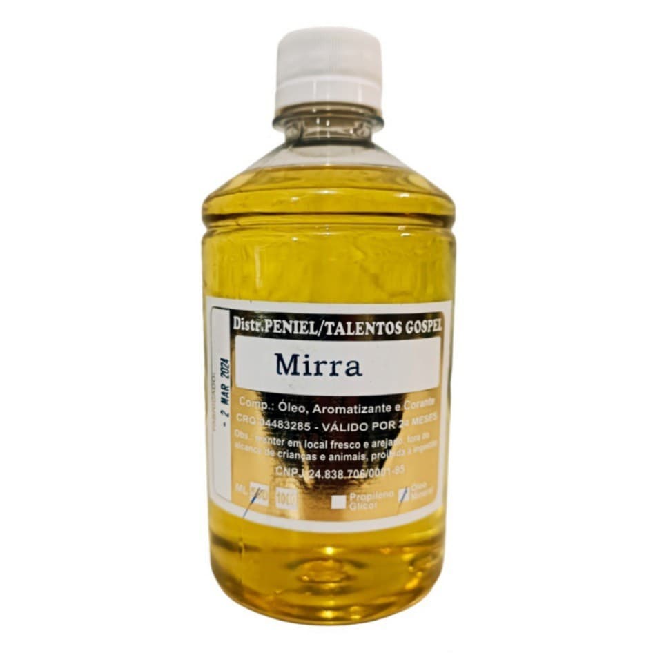 Azeite Perfumado Para Unção Israel Cura Óleo De Mirra