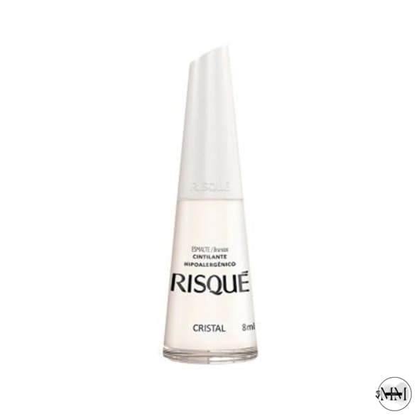 Esmalte Risqué Cintilante Cristal 8ml/ Esmalte Risqué Cremoso Paris 8ml + BRINDE