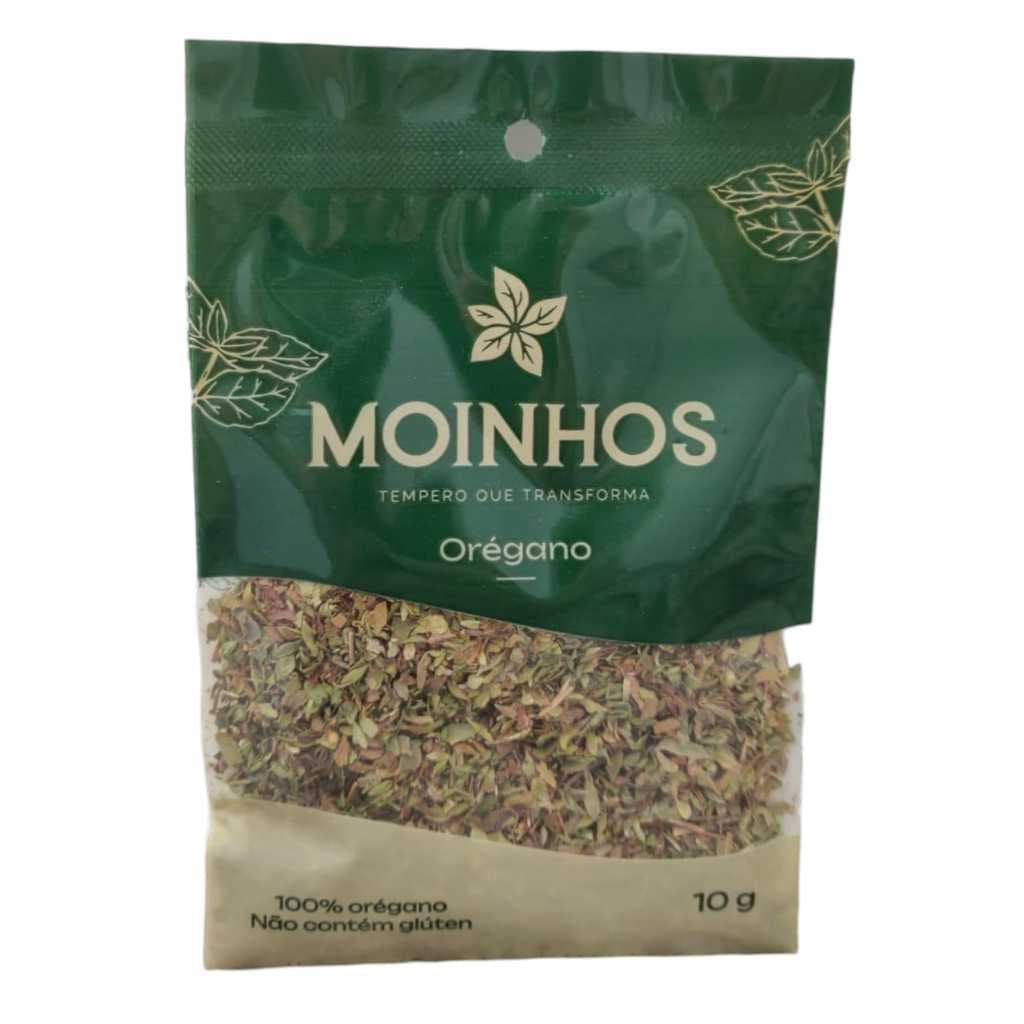 Orégano 10g - Tempero Natural para Massas, Pizzas e Molhos - Sem Glúten