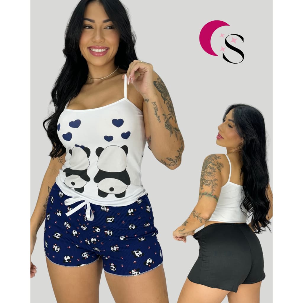Kit 2 Blusas Cós Avulso Feminino Adulto Algodão Confortável