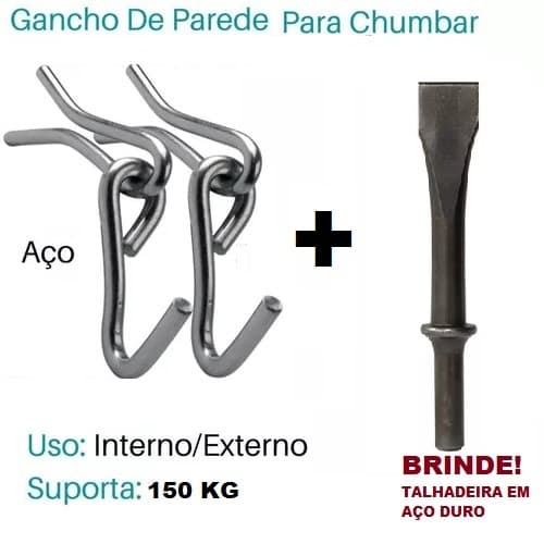 GANCHOS DE REDE DE DESCANSO PARA CHUMBAR NA PAREDE