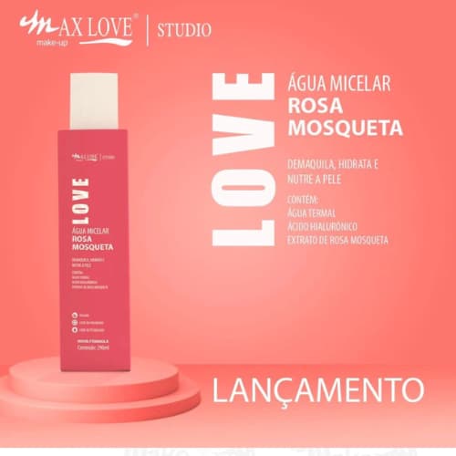 Água Micelar Rosa Mosqueta Max Love