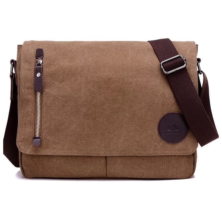 Bolsa Ombro Bolsa Lona Mensageiro Carteiro Vintage Unissex BO13