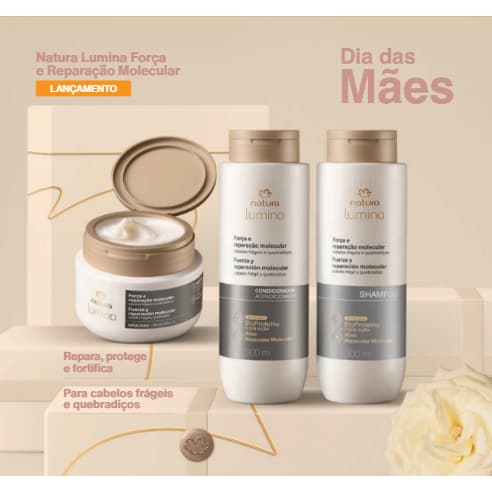 Presente Natura Lumina força e reparação molecular Lançamento Original