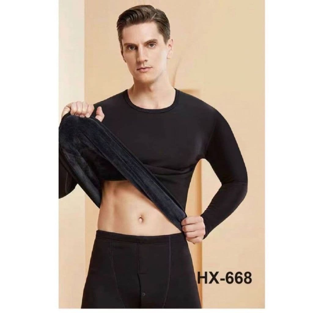 Blusa masculino Segunda Pele Térmica Peluciada Inverno Frio