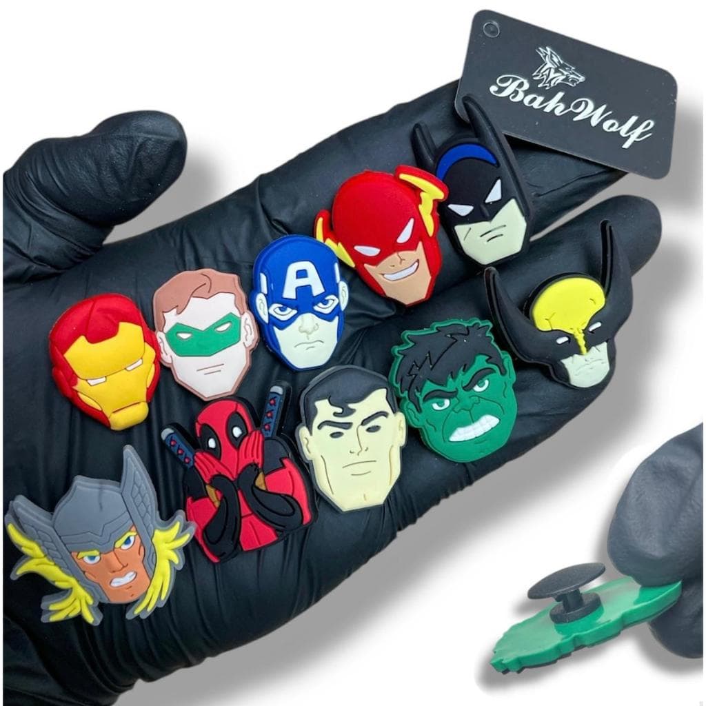 Aplique Emborrachado para meninos Super Herois 20 pç Sortidos