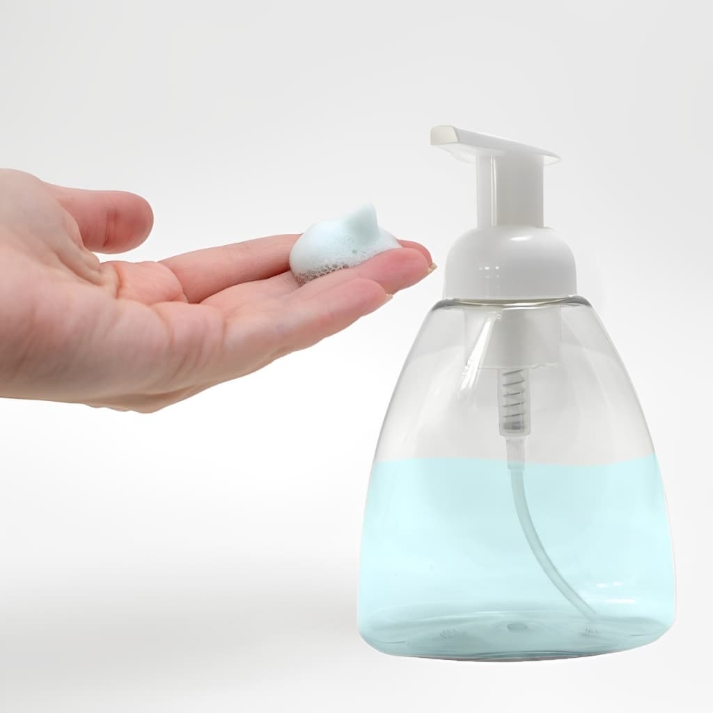 Frasco Dispenser 300ml Com Sistema Bomba Espumadora P/ Sabonete Líquido