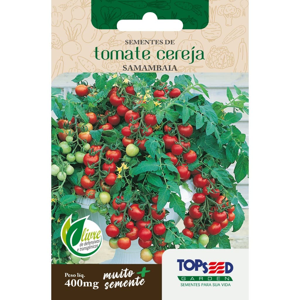 201 Sementes  TOMATE CEREJA SAMAMBAIA