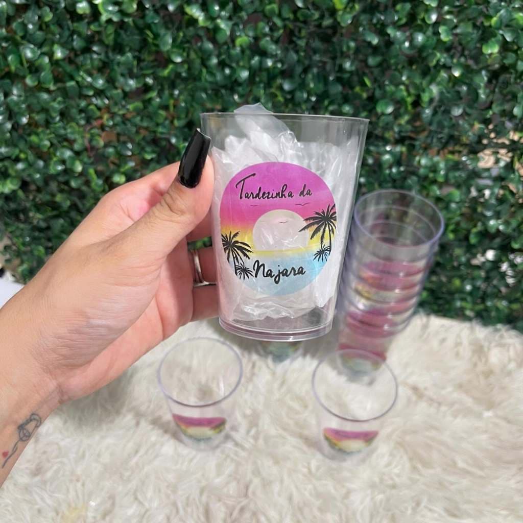 30 Copos Rubizinho Tardezinha Personalizado 200ml Fazemos Qualquer Tema