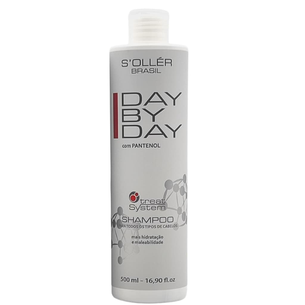 Shampoo Hidratação E Reparação dos Fios Day By Day Soller 500ml