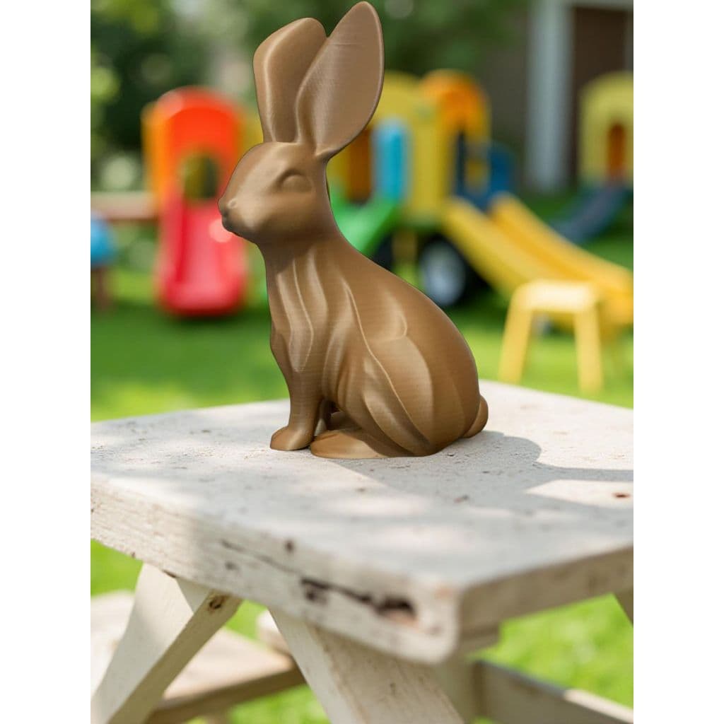 Coelho adorável impressão 3D 15 Cm