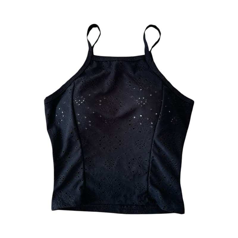 cropped Blusa Regata Feminina Alcinha com Bojo Primavera Verão