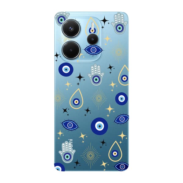 Capinha para Xiaomi RedMi Note 14 4G Anti Impacto Personalizada - Olho Grego com funto transparente