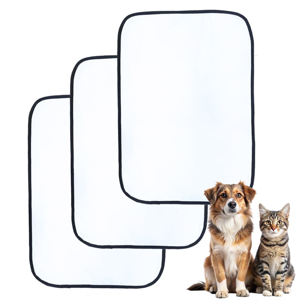 Kit 3x Tapete Higiênico Lavável Para Cães 70x50cm