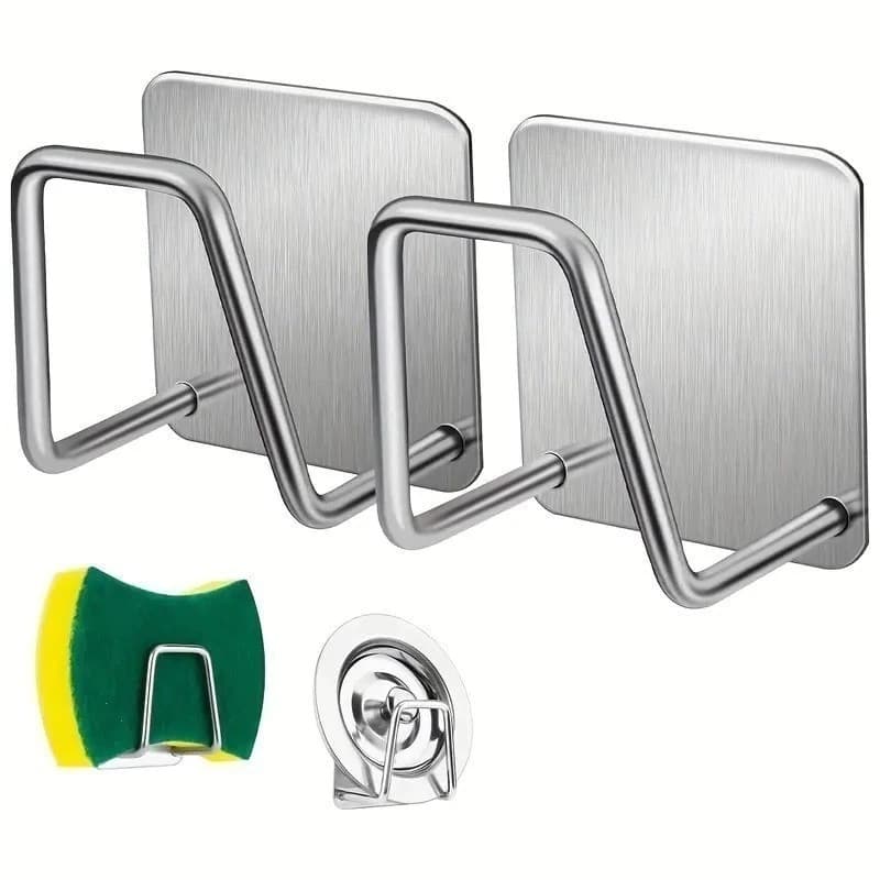 Aço inoxidável Suporte Porta Esponja para bucha de pia Prateleira de cozinha Qualidade