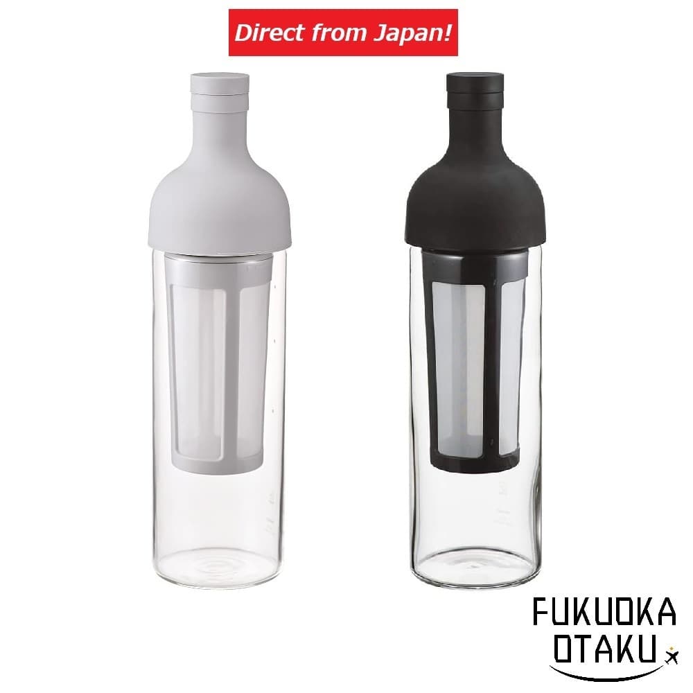 HARIO Garrafa p/ Café a Frio FIC-70 Preto/Cinza 650ml com Filtro【Direto do Japão】