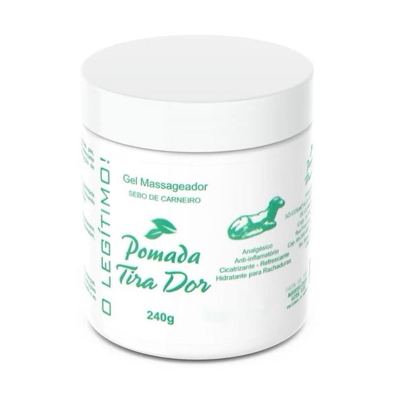 Gel Tira Dor Massageador Sebo de Carneiro 240g