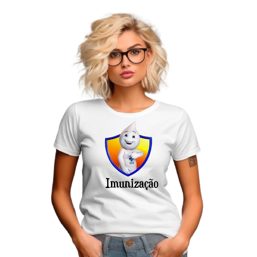 Camiseta Campanha Imunização, Vacinação