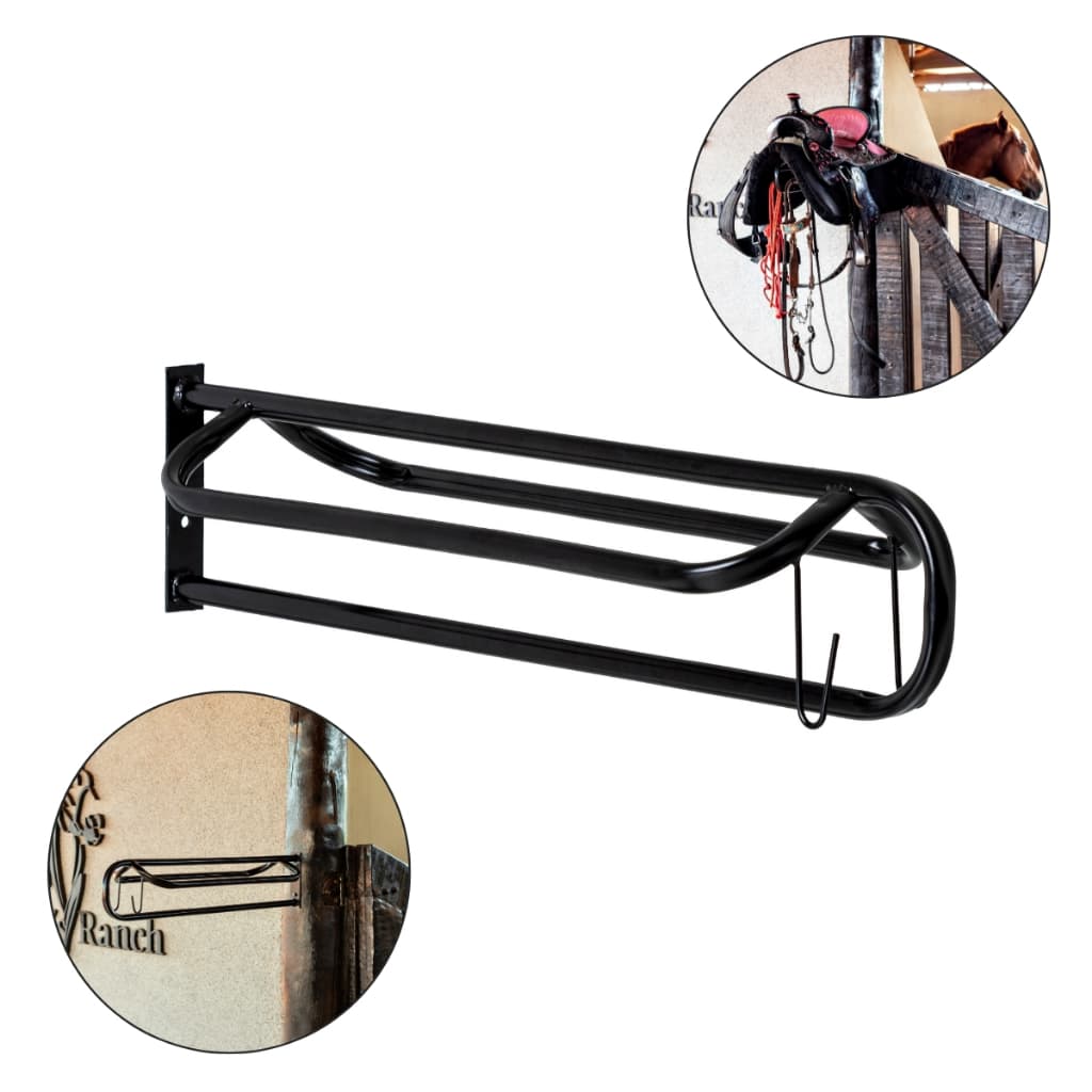 Suporte De Sela e Arreios Traia Porta Sela De Parede Completo e Reforçado