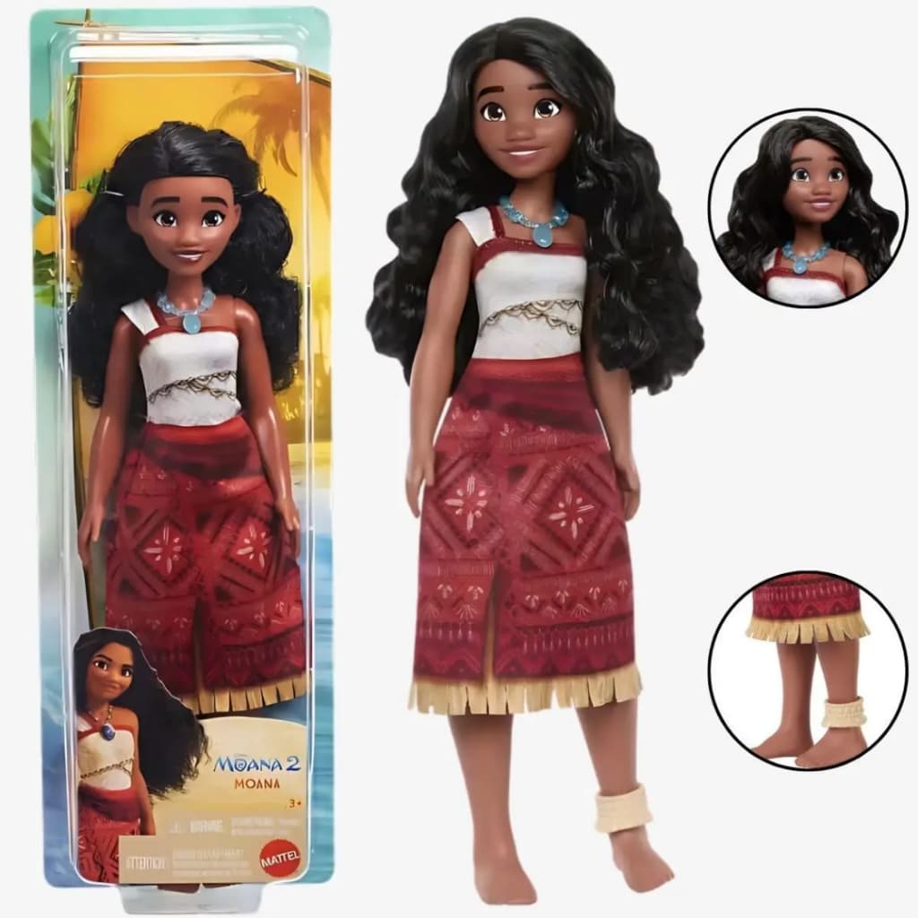 Boneca Disney Moana 2 - Boneca Principal Mattel