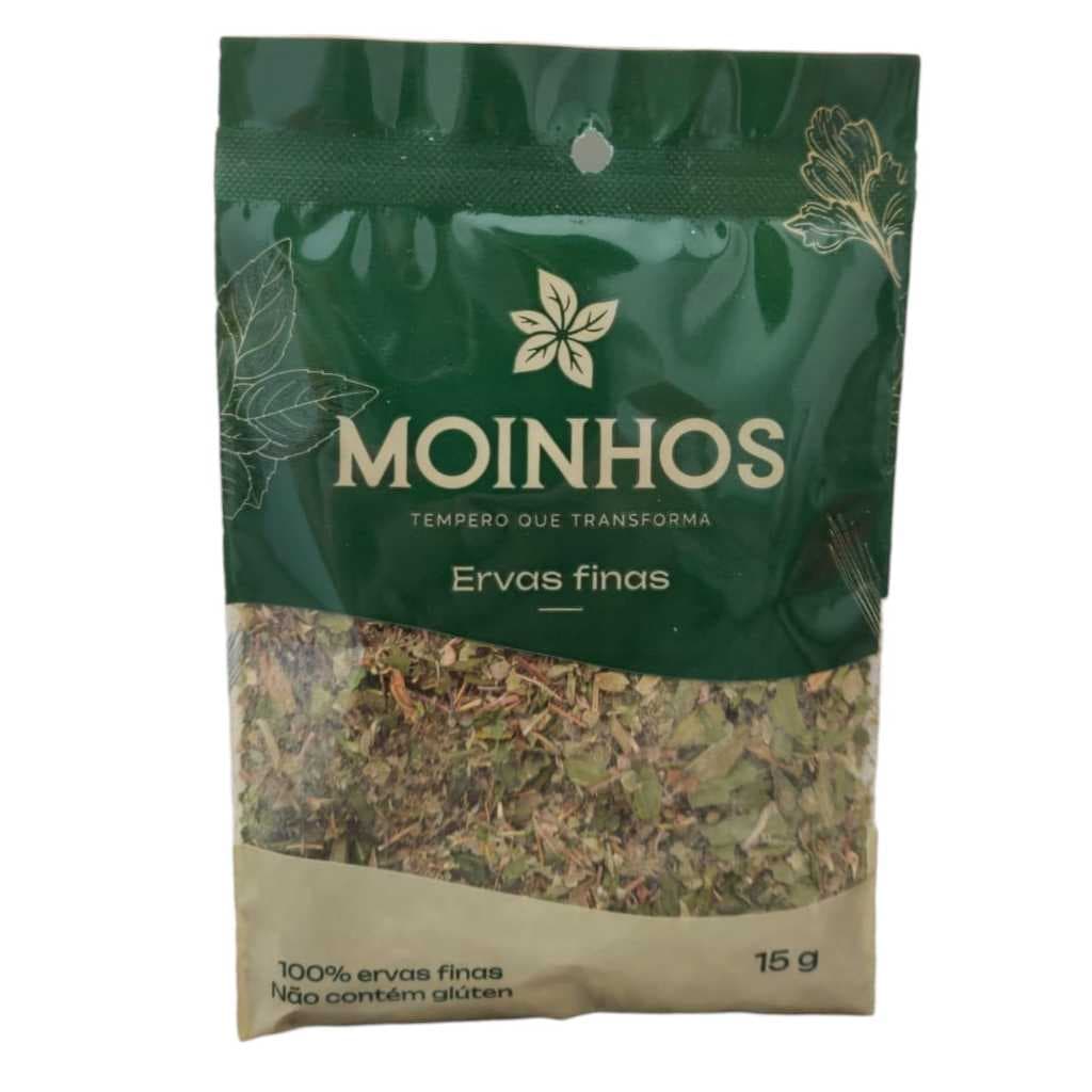 Ervas Finas Desidratadas 15g - Tempero Natural para Carnes, Massas e Molhos - Sem Glúten
