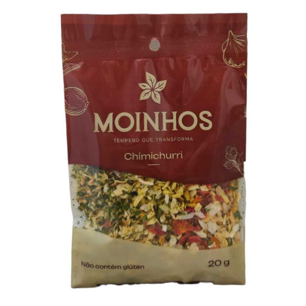 Chimichurri Sem Sal Desidratado 20g - Sem Glúten e Sem Glutamato Monossódico