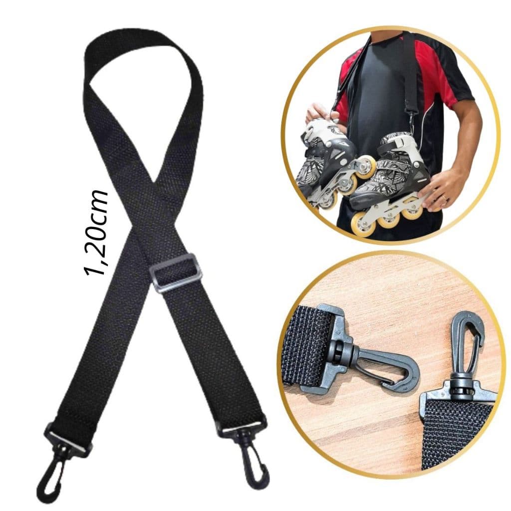 Fita alça grande 1,20cm Para Carregar Patins Inline