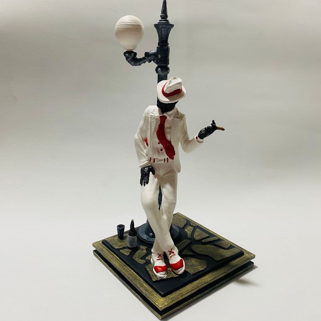 Zé Pilintra - 18 cm com acabamento em Pintura Artesanal  | Impressão 3D | Arte de Orum