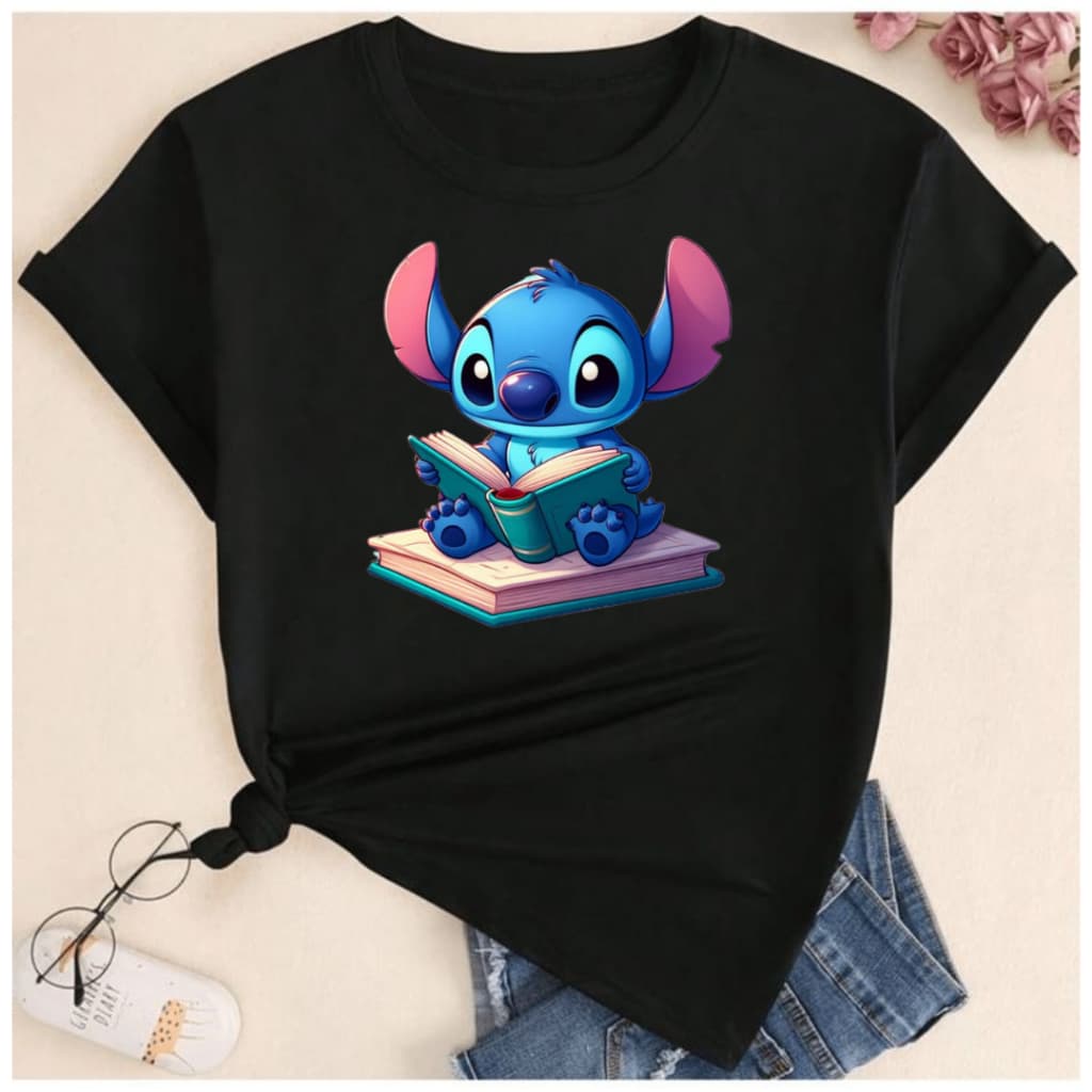 Camiseta Tshirt Feminina Estampa Divertida e Tecido que Não Faz Bolinha Macia e Durável Alta Qualidade