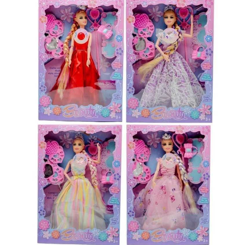 Brinquedo Boneca de Vestido Com Acessoris Presentes De Favoritos Das Criancas