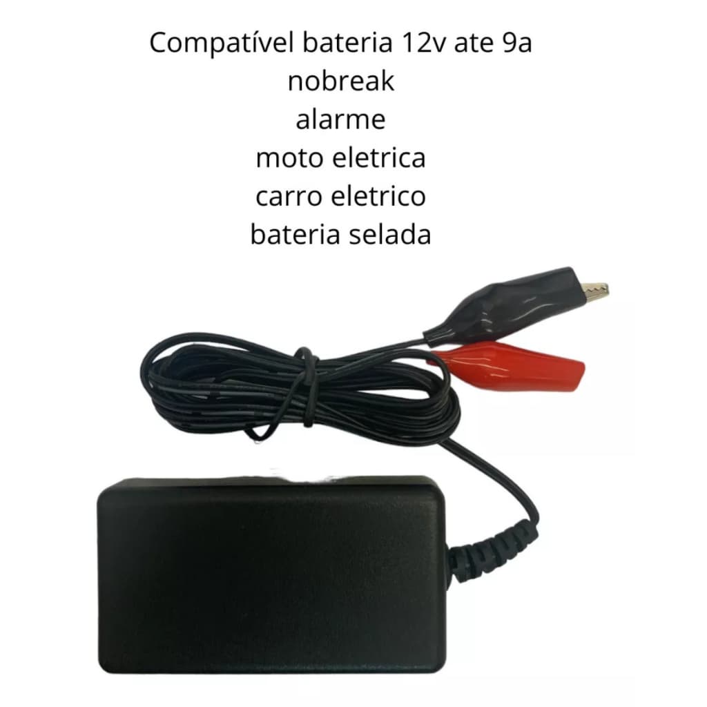 Fonte Carregador Para Bateria Carro Elétrico 12v 4.5a
