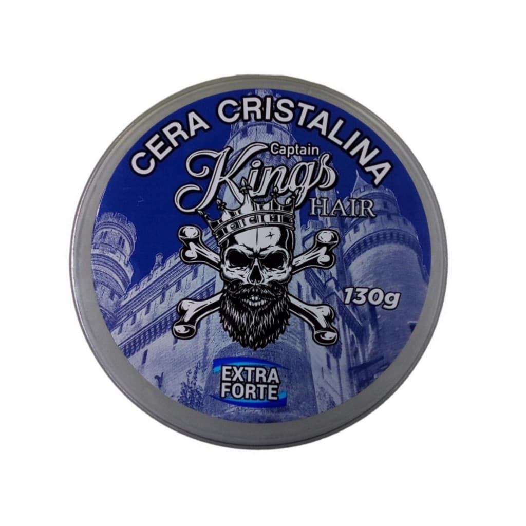 Cera Cristalina Captain Hair Kings Extra Forte Barber 130g