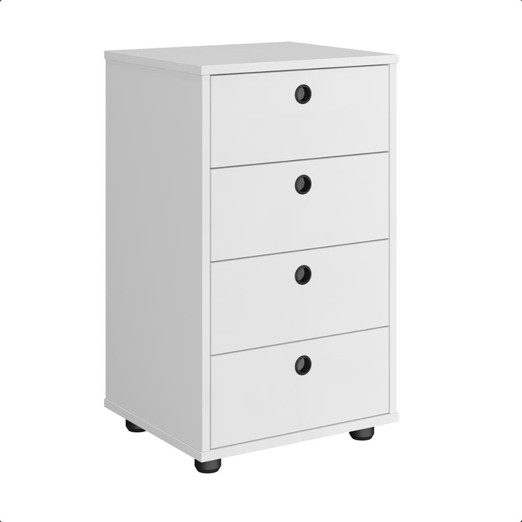 Gaveteiro estilo moderno escritório 4 gavetas quarto belíssimo
