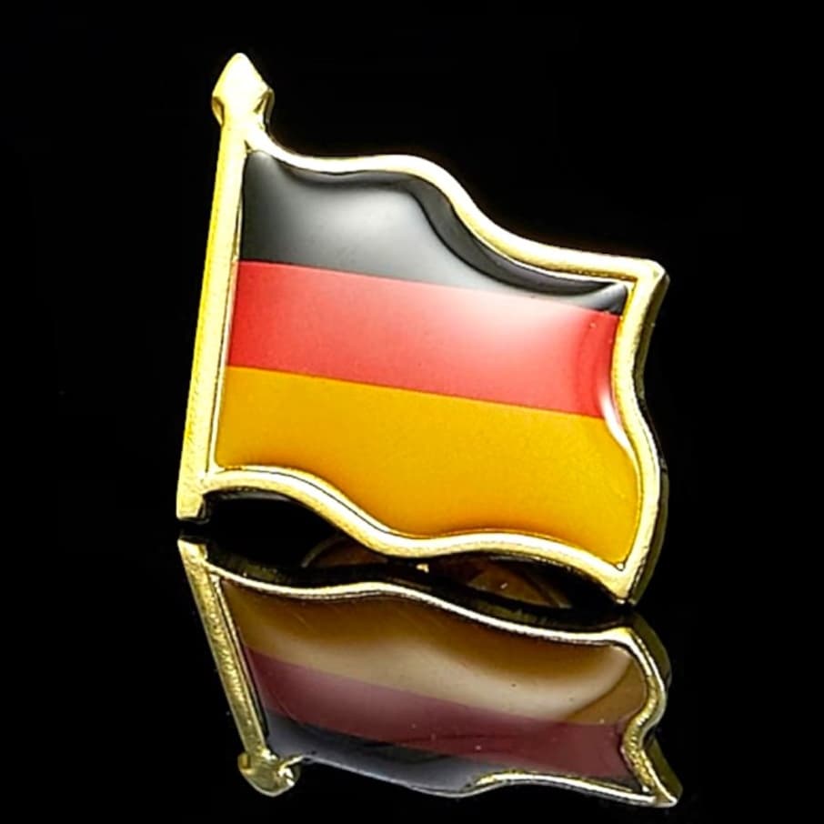 Pin Bandeira Alemanha Oficial Broche Diplomata Acessório Países Alemão