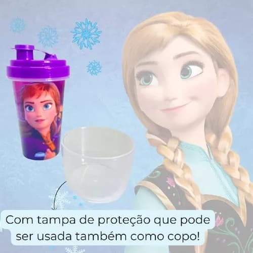 Copo Mini Shakeira Princesas Super Heróis 320ml - Plasútil Anna