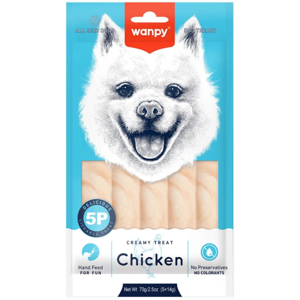 Petisco Wanpy creamy frango Petisco Para Cães 70g